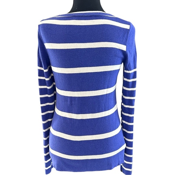 Loft Blue and White Sweater - Picture 3 of 6